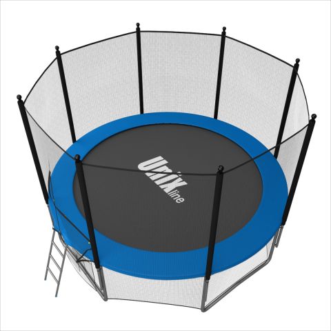 Батут Unix Line Classic 6 ft Outside (синий/зеленый)