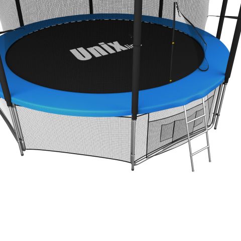 Батут Unix Line Classic 14 ft Inside (синий/зеленый)