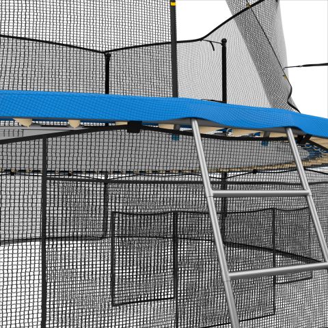 Батут Unix Line Classic 14 ft Inside (синий/зеленый)