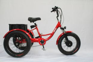 Электровелосипед GreenCamel Трайк-F20 (R20FAT 500W 48V15Ah) 7скор. есть царапины ЛКП