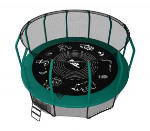 Батут Unix line 12 ft Supreme Game (Зеленый)