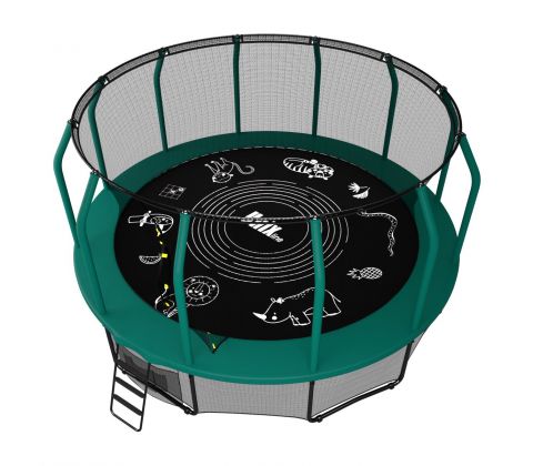 Батут Unix line 14 ft Supreme Game (Зеленый)