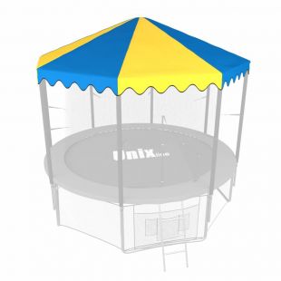 Крыша для батута Unix Line 12 ft (синий/желтый, зеленый/желтый)