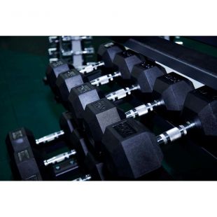 Гантель гексагональная обрезиненная PROFI-FIT 2 кг