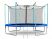 Батут Atlas Sport 374 см (12 ft) с внутренней сеткой и лестницей BLUE