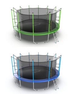 Батут Evo Jump Internal 16ft (Зеленый / Синий)