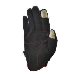 Перчатки для фитнеса Adidas Essential ADGB-12421RD с пальцами (черный/красный)