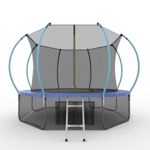 Батут EVO JUMP External 12ft + Lower net (зеленый/синий)